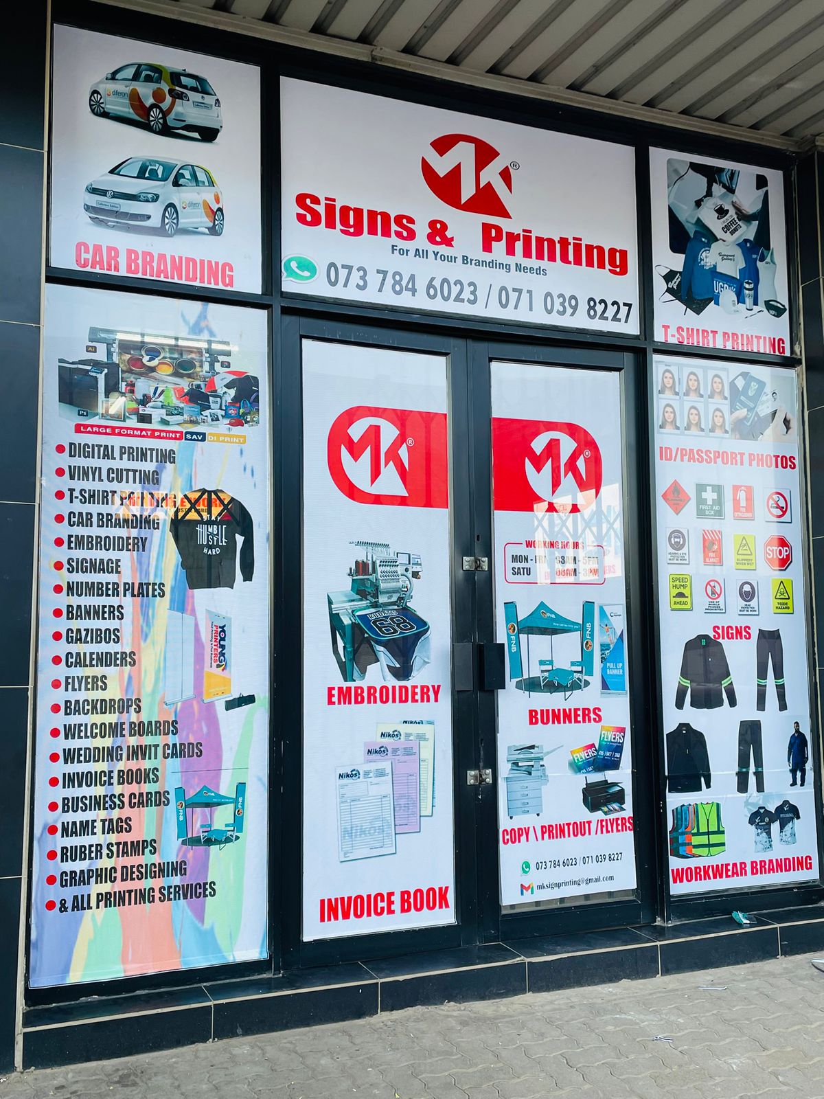 MK Storefront Signage